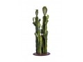 Cactus Metallo Fiori Gialli