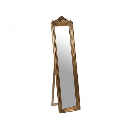Specchio Legno oro da terra