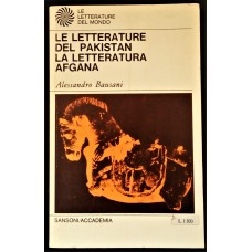 Alessandro Bausani Le letterature del Pakistan La letteratura Afgana